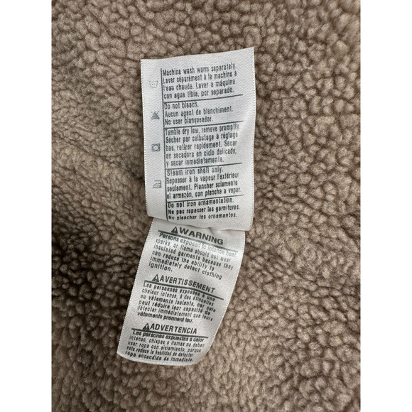 Carhartt Canvas Fleece Sherpa Lined Vest Size 2XL Brown Mens V26-DK8 Outdoor - Picture 8 of 8